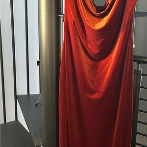 Social bridesmaids dress-  burnt orange